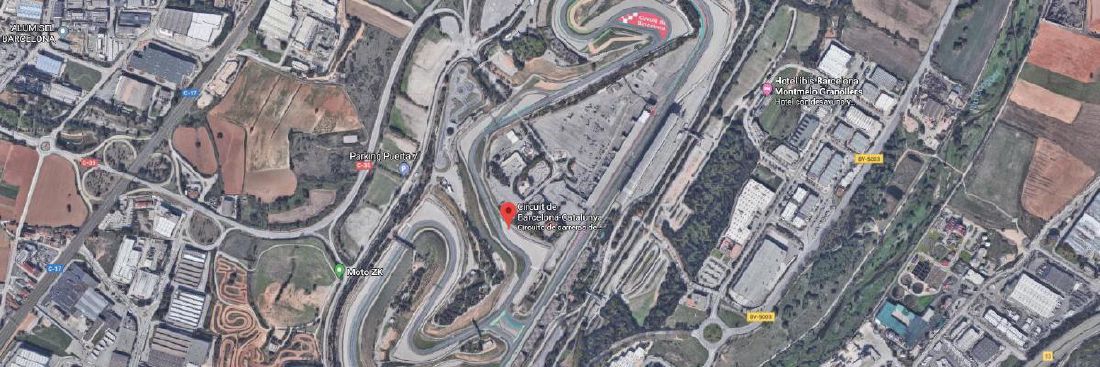 Circuitos de Formula 1 (2016) en Google Maps