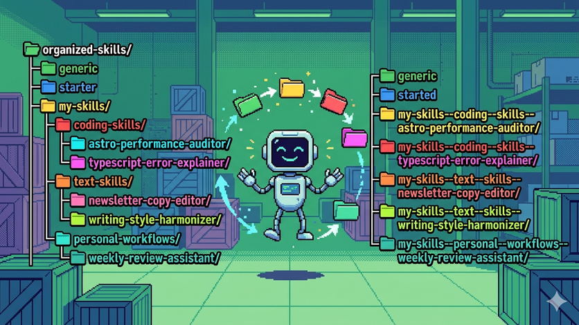 Organizing your SKILL.md files in folders