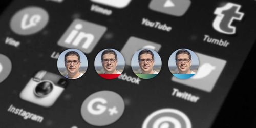 Using same avatar in different accounts and avoid confusion